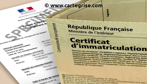 Carte grise (certificat d'immatriculation)