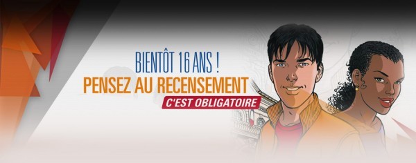 Recensement militaire à 16 ans