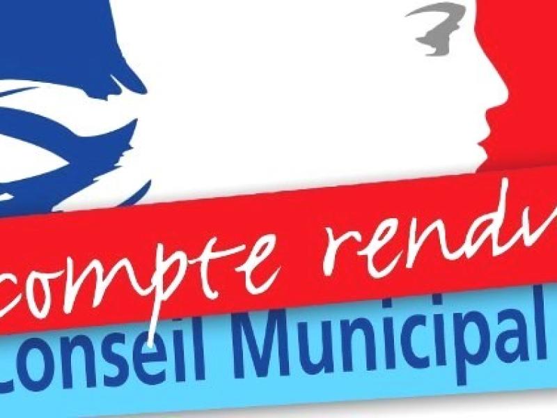 Comptes rendus des Conseils Municipaux