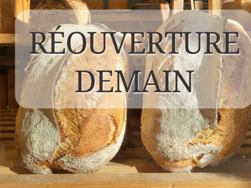 Réouverture de la Boulangerie - Mardi 12 août 2025